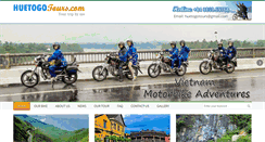 Desktop Screenshot of huetogotours.com